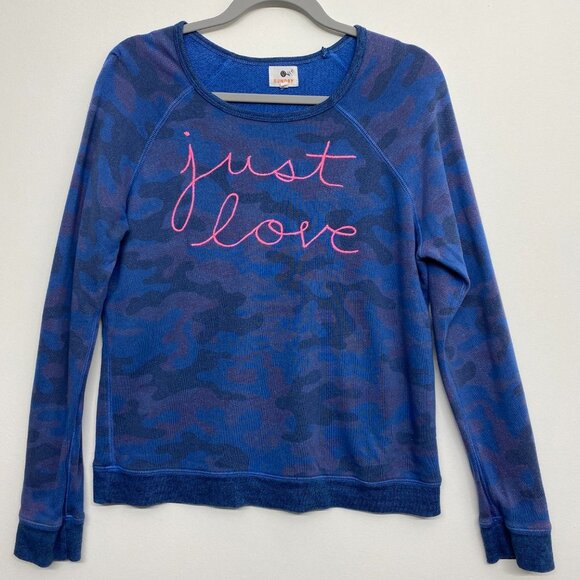 Sundry 1 / Small Just Love Embroidered Sweatshirt - Picture 2 of 8